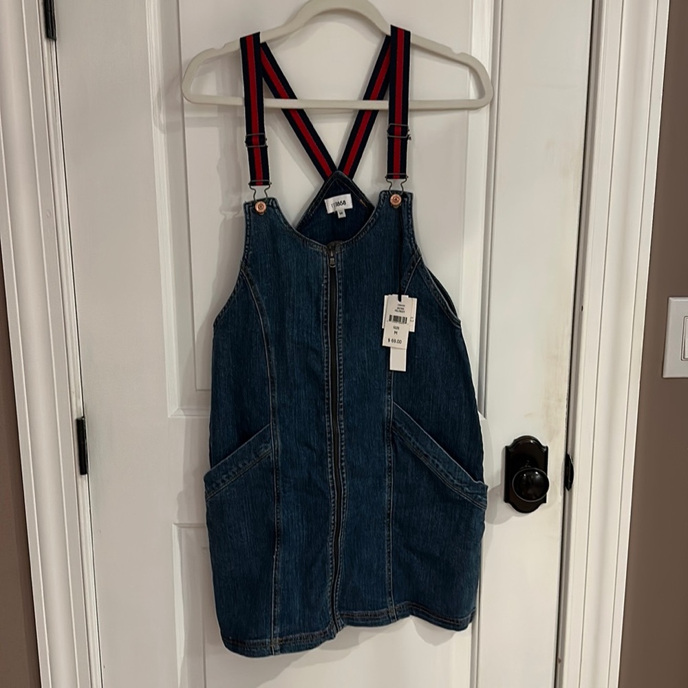 Jean mini dress/romper